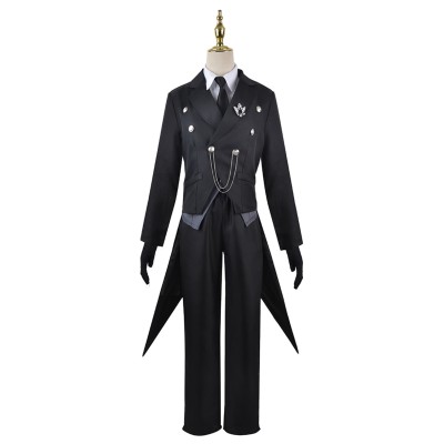 Black Butler Season 4: Public School Arc Sebastian Michaelis Sebas Suit Cosplay Costume Halloween Carnival Outfit