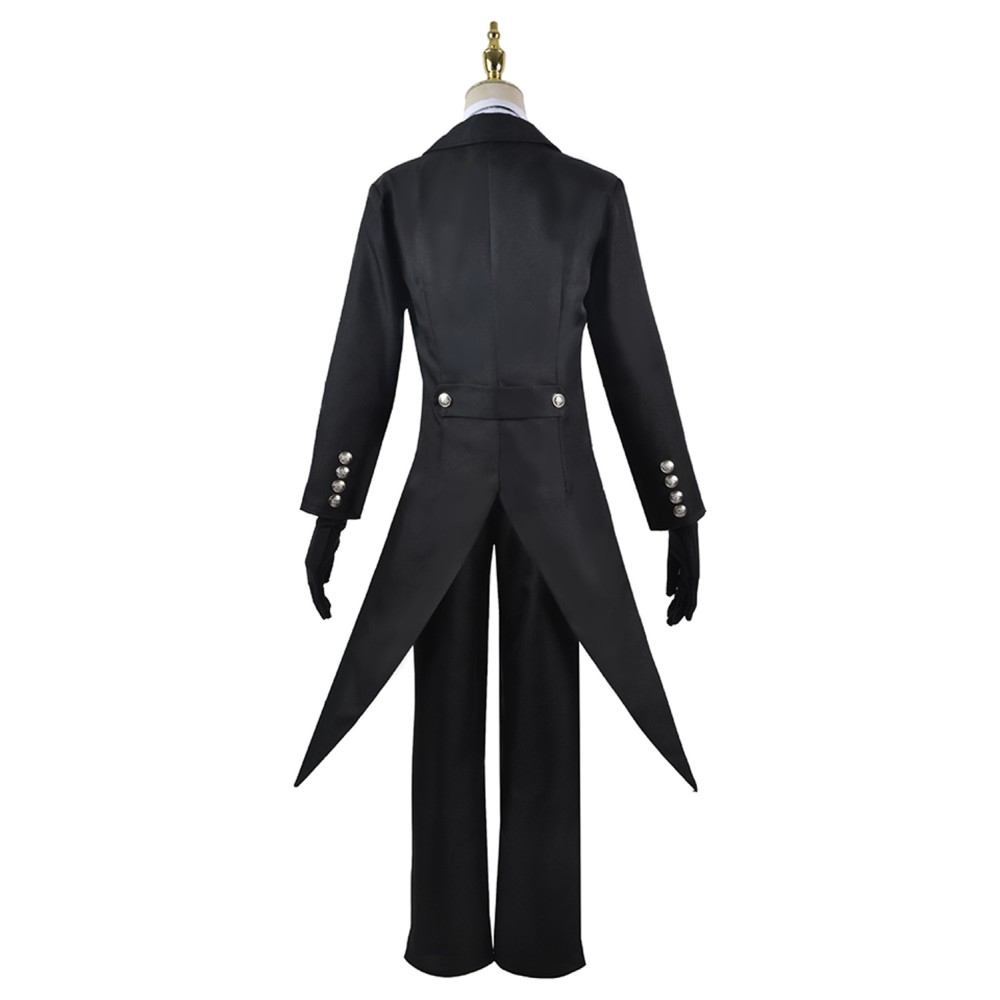 Black Butler Season 4: Public School Arc Sebastian Michaelis Sebas Suit Cosplay Costume Halloween Carnival Outfit