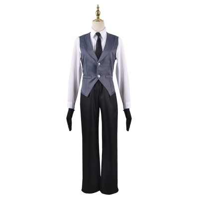 Black Butler Season 4: Public School Arc Sebastian Michaelis Sebas Suit Cosplay Costume Halloween Carnival Outfit