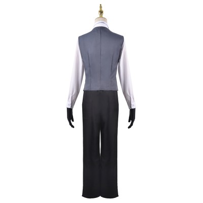 Black Butler Season 4: Public School Arc Sebastian Michaelis Sebas Suit Cosplay Costume Halloween Carnival Outfit