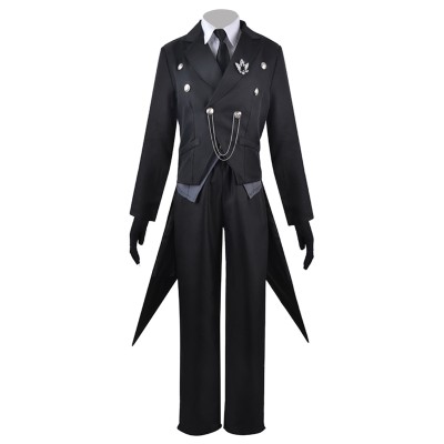 Black Butler Season 4: Public School Arc Sebastian Michaelis Sebas Suit Cosplay Costume Halloween Carnival Outfit