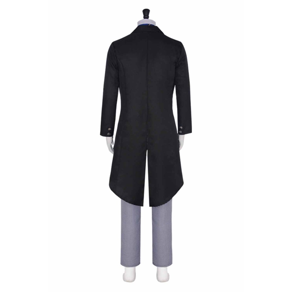 Black Butler Season 4: Public School Arc Lawrence Bluewer Black Uniform Cosplay Costume Halloween Carnival Outfit