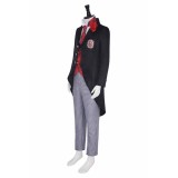 Black Butler Season 4: Public School Arc Edgar Redmond Black Uniform Cosplay Costume Halloween Carnival Outfit