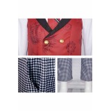 Black Butler Season 4: Public School Arc Edgar Redmond Black Uniform Cosplay Costume Halloween Carnival Outfit