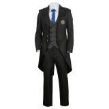 Black Butler Season 4: Public School Arc Ciel Phantomhive Suit Cosplay Costume Halloween Carnival Outfit
