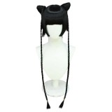 Black Butler Ran Mao Wig Heat Resistant Synthetic Hair Accessories Cosplay Costume Halloween Carnival