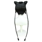 Black Butler Ran Mao Wig Heat Resistant Synthetic Hair Accessories Cosplay Costume Halloween Carnival