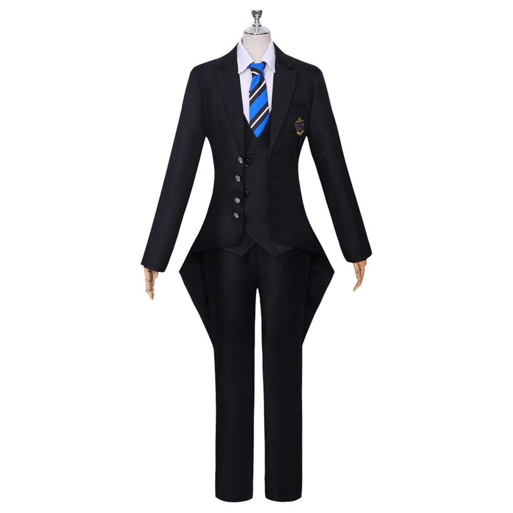 Black Butler: Public School Arc(2024) Ciel Phantomhive Black Uniform Suit Cosplay Costume Halloween Carnival Outfit