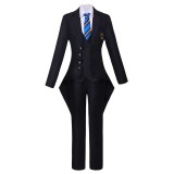 Black Butler: Public School Arc(2024) Ciel Phantomhive Black Uniform Suit Cosplay Costume Halloween Carnival Outfit