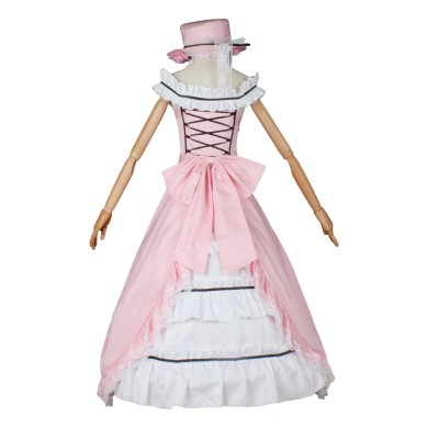 Black Butler Ciel Phantomhive Smile Robin Dress Femboy Clothing Suit Cosplay Costume Halloween Carnival Outfit