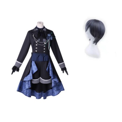 Black Butler Ciel Phantomhive Black Cosplay Costume Halloween Carnival Outfit