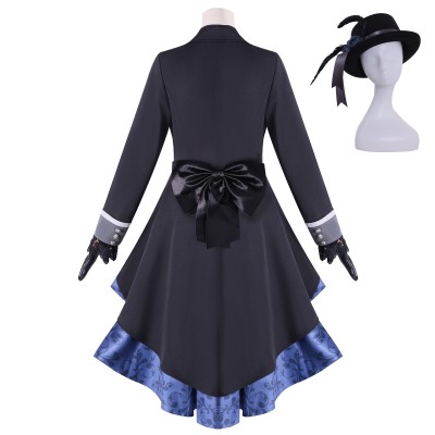 Black Butler Ciel Phantomhive Black Cosplay Costume Halloween Carnival Outfit
