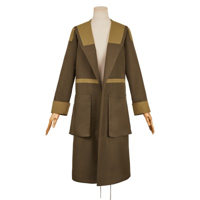 Bix Caleen Brown Coat Set Cosplay Costume Halloween Carnival Outfit
