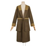 Bix Caleen Brown Coat Set Cosplay Costume Halloween Carnival Outfit