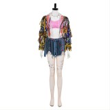 Birds of Prey (And the Fantabulous Emancipation of One Harley Quinn) Cheerleader Cosplay Costume Halloween Carnival Outfit