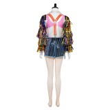 Birds of Prey (And the Fantabulous Emancipation of One Harley Quinn) Cheerleader Cosplay Costume Halloween Carnival Outfit