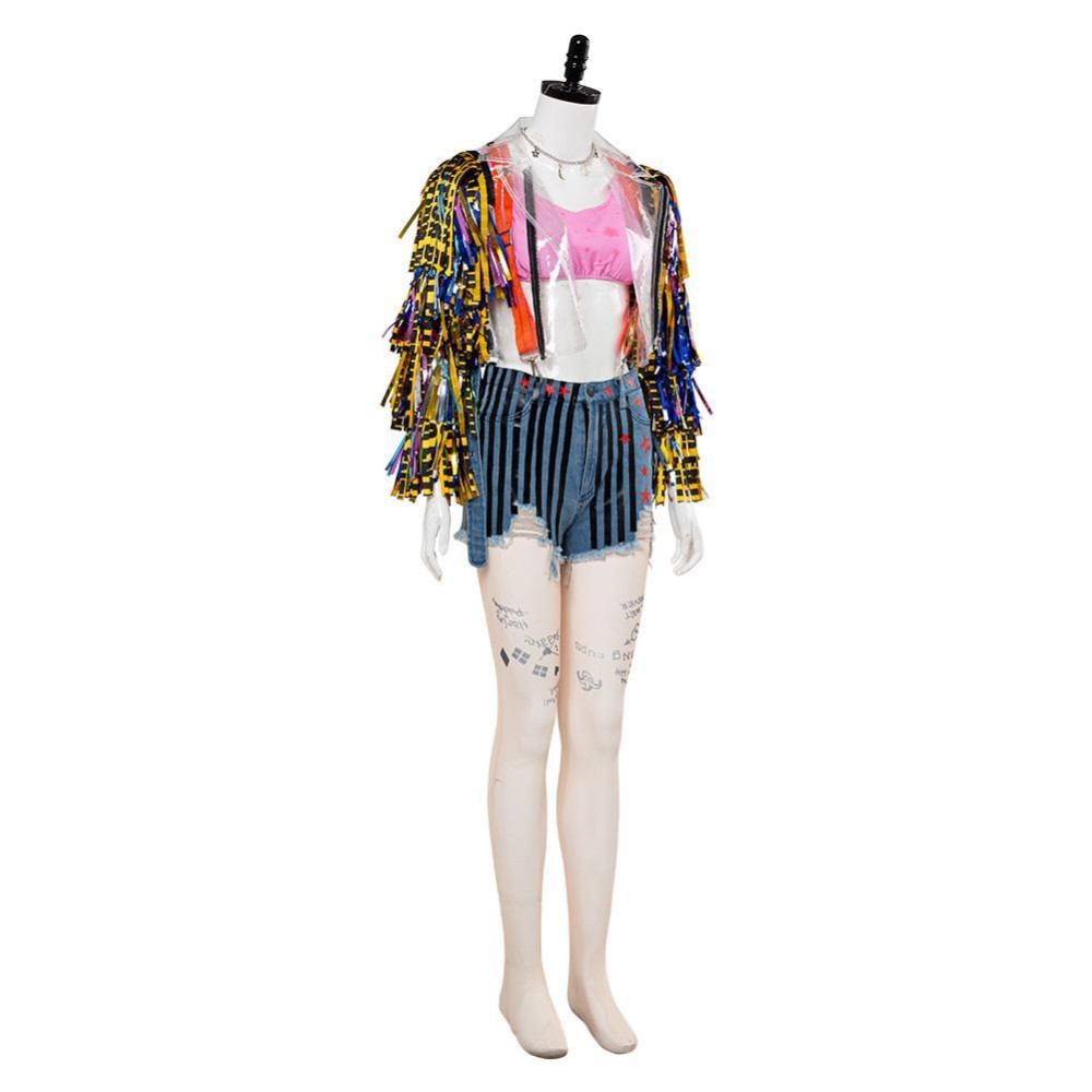 Birds of Prey (And the Fantabulous Emancipation of One Harley Quinn) Cheerleader Cosplay Costume Halloween Carnival Outfit
