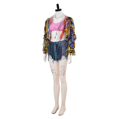 Birds of Prey (And the Fantabulous Emancipation of One Harley Quinn) Cheerleader Cosplay Costume Halloween Carnival Outfit