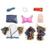 Birds of Prey (And the Fantabulous Emancipation of One Harley Quinn) Cheerleader Cosplay Costume Halloween Carnival Outfit