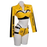 Bill The Bride Sexy Lingerie for Women Suit Cosplay Costume Halloween Carnival Outfit