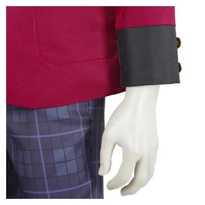 Bet (2025) Men Red School Uniform Cosplay Costume Halloween Carnival Outfit