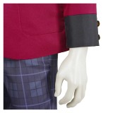 Bet (2025) Men Red School Uniform Cosplay Costume Halloween Carnival Outfit