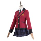 Bet (2025) Jabami Yumeko Women Red School Uniform Cosplay Costume Halloween Carnival Outfit