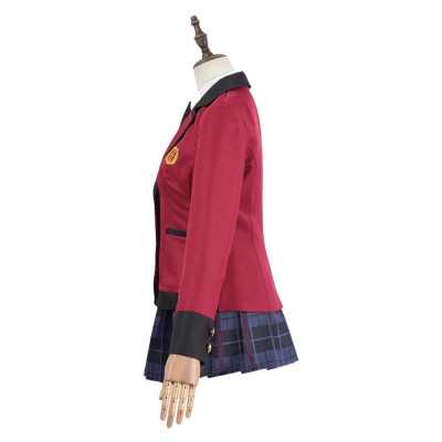 Bet (2025) Jabami Yumeko Women Red School Uniform Cosplay Costume Halloween Carnival Outfit