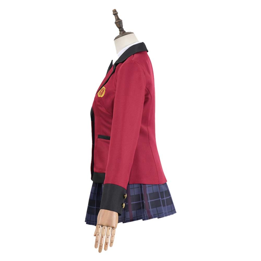 Bet (2025) Jabami Yumeko Women Red School Uniform Cosplay Costume Halloween Carnival Outfit