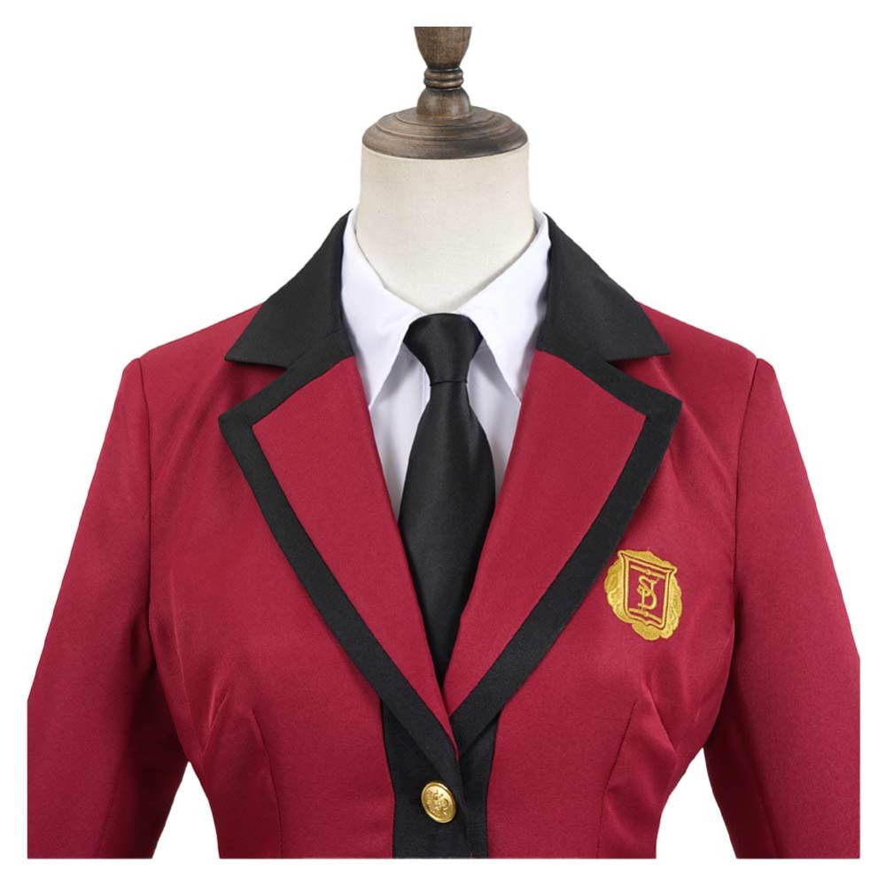 Bet (2025) Jabami Yumeko Women Red School Uniform Cosplay Costume Halloween Carnival Outfit