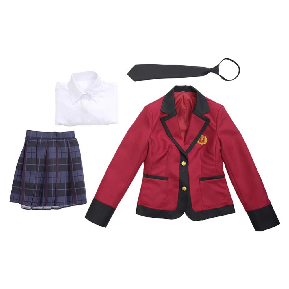 Bet (2025) Jabami Yumeko Women Red School Uniform Cosplay Costume Halloween Carnival Outfit