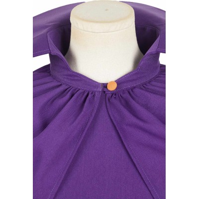 Berserk Schierke Purple Robe Set Suit Cosplay Costume Halloween Carnival Outfit