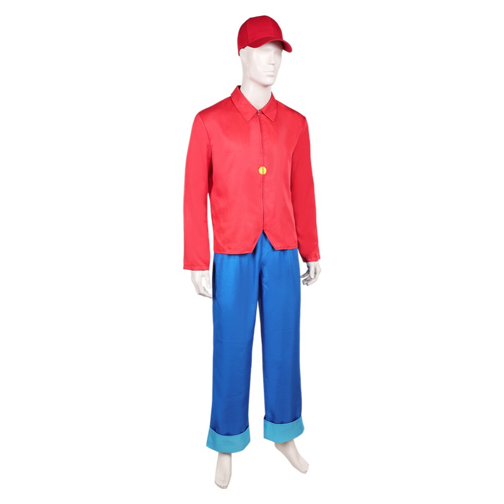 Benjamin the Elephant Benjamin Men Red Party Cosplay Costume Halloween Carnival Outfit