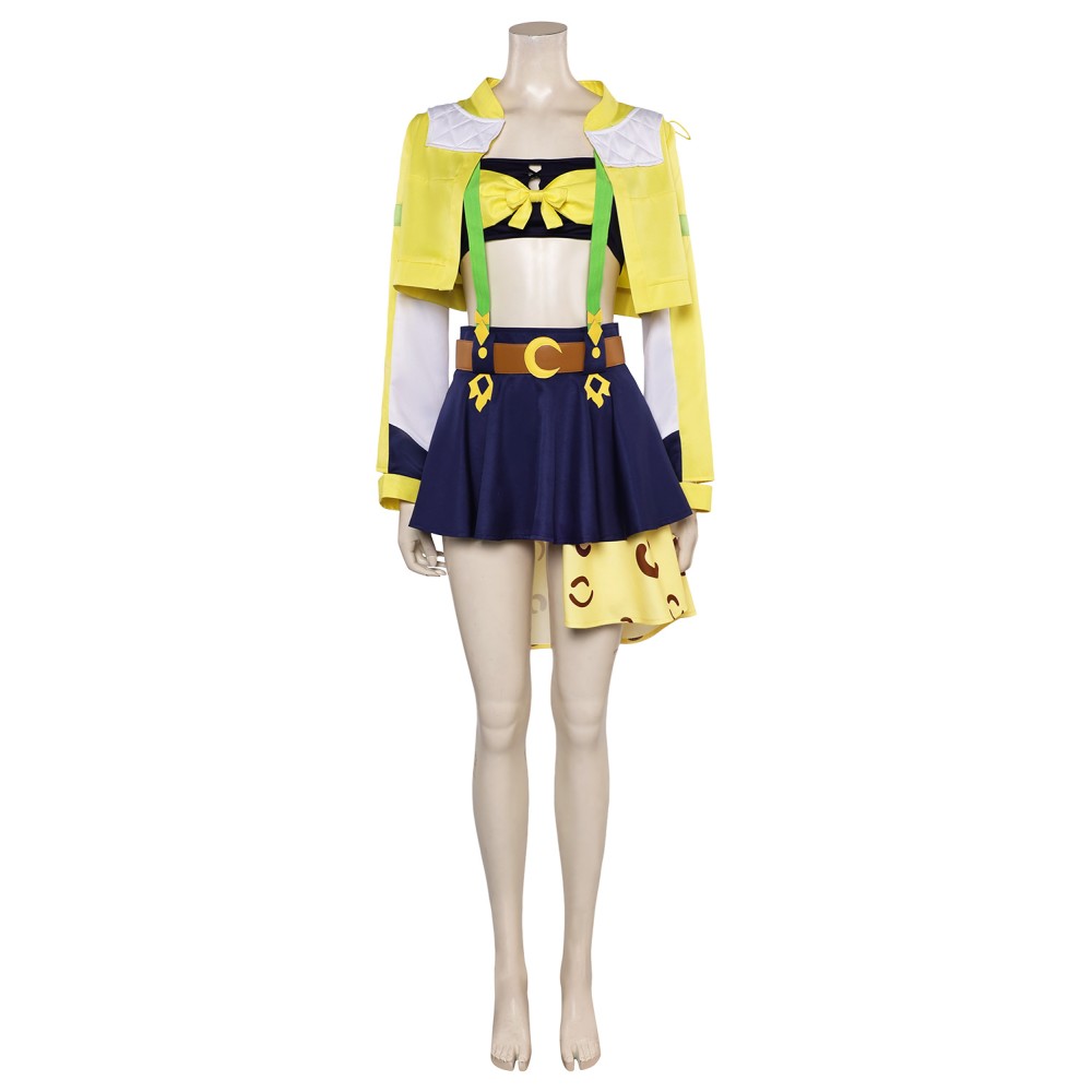 Beginning of a New Era Jungle Pocket Yellow Suit Cosplay Costume Halloween Carnival Outfit