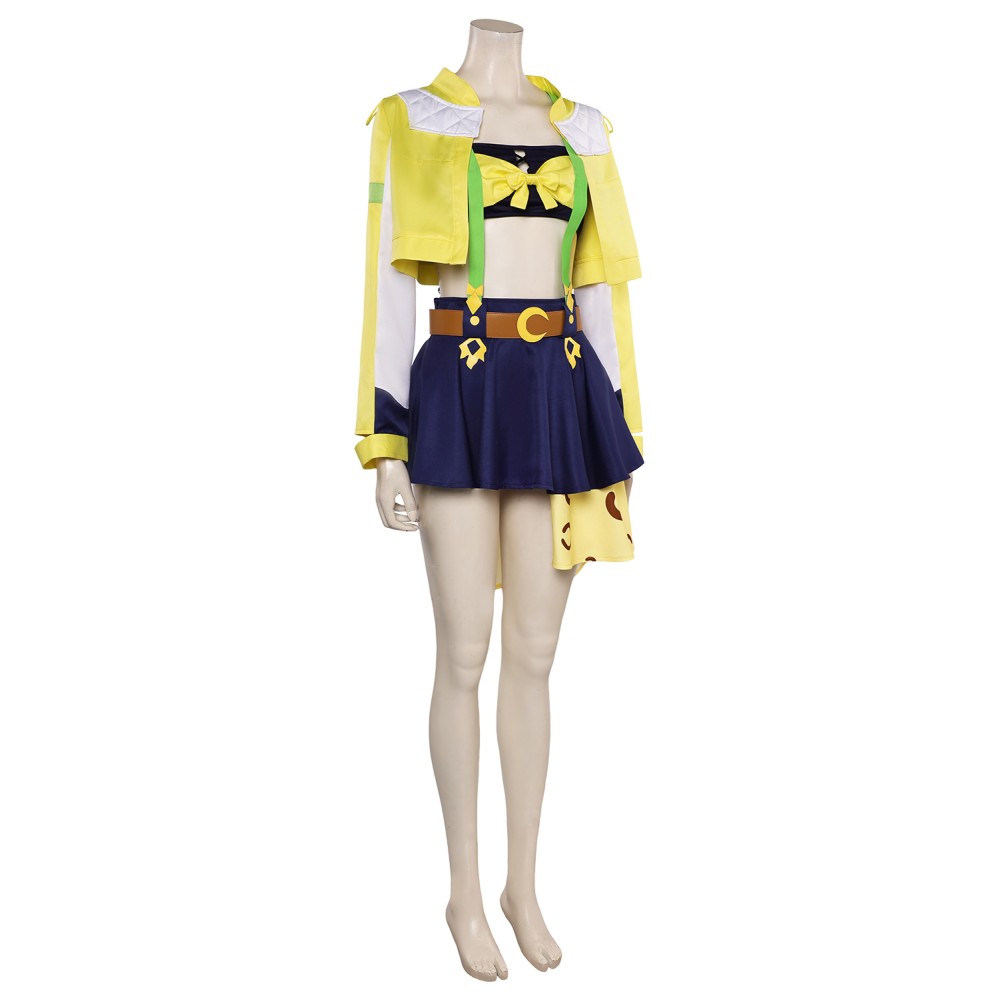 Beginning of a New Era Jungle Pocket Yellow Suit Cosplay Costume Halloween Carnival Outfit
