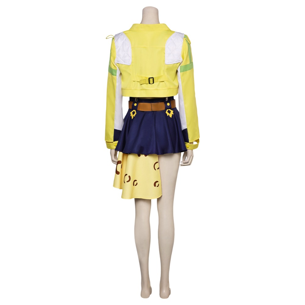 Beginning of a New Era Jungle Pocket Yellow Suit Cosplay Costume Halloween Carnival Outfit