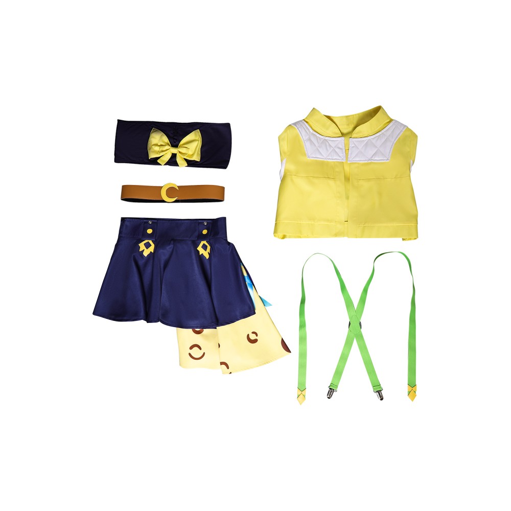 Beginning of a New Era Jungle Pocket Yellow Suit Cosplay Costume Halloween Carnival Outfit