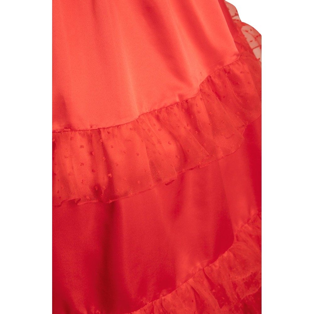 Beetlejuice Re-create Lydia Red Wedding Dress Suit Cosplay Costume Halloween Carnival Outfit