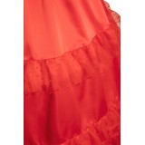 Beetlejuice Re-create Lydia Red Wedding Dress Suit Cosplay Costume Halloween Carnival Outfit