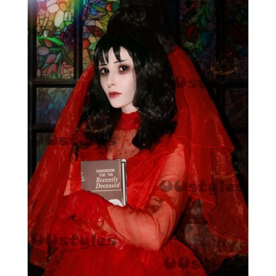 Beetlejuice Lydia Dress Christmas Cosplay Costume Halloween Carnival Outfit
