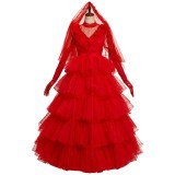 Beetlejuice Lydia Dress Christmas Cosplay Costume Halloween Carnival Outfit