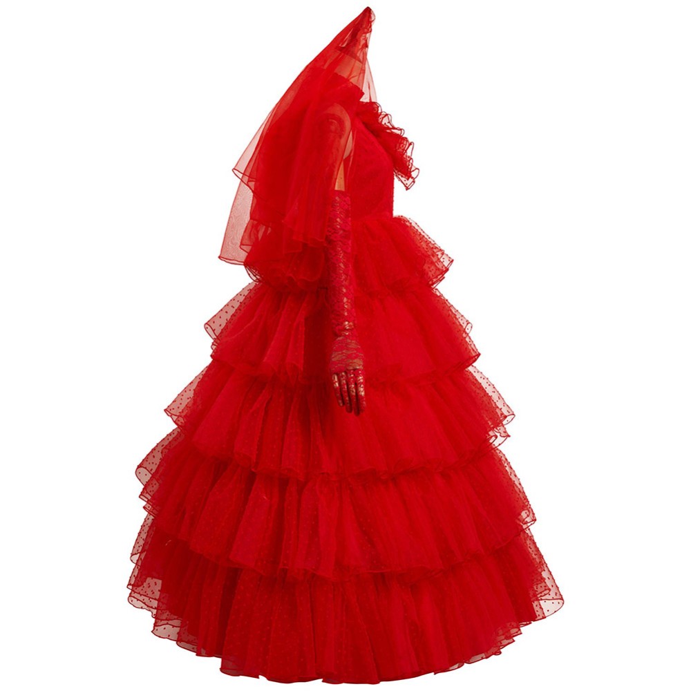 Beetlejuice Lydia Dress Christmas Cosplay Costume Halloween Carnival Outfit