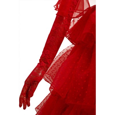 Beetlejuice Lydia Dress Christmas Cosplay Costume Halloween Carnival Outfit