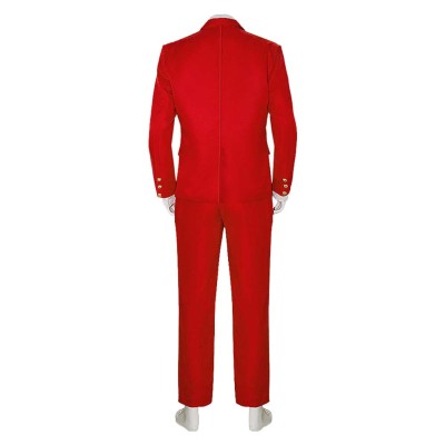 Beetlejuice Betelgeuse Red Suit Cosplay Costume Halloween Carnival Outfit
