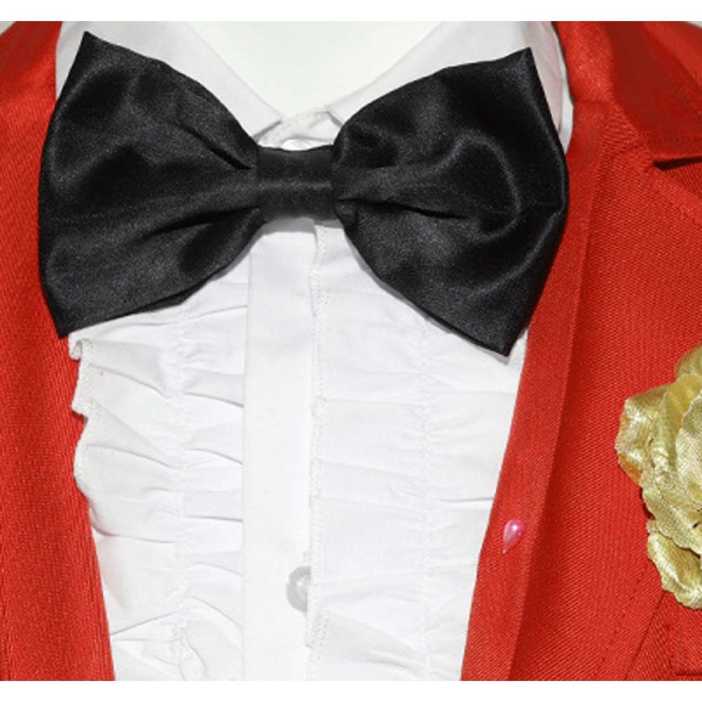 Beetlejuice Betelgeuse Red Suit Cosplay Costume Halloween Carnival Outfit