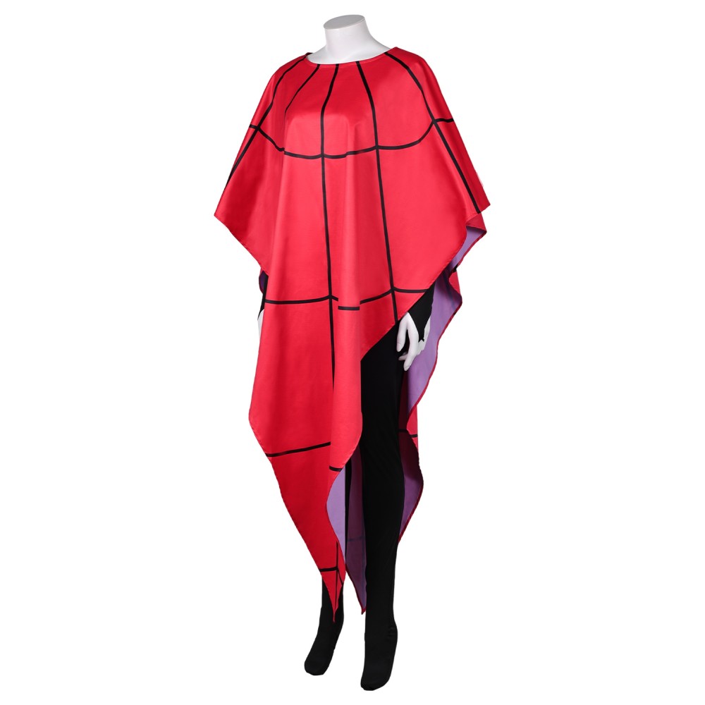 Beetlejuice Beetlejuice Lydia Deetz Red Shawl Set Suit Cosplay Costume Halloween Carnival Outfit
