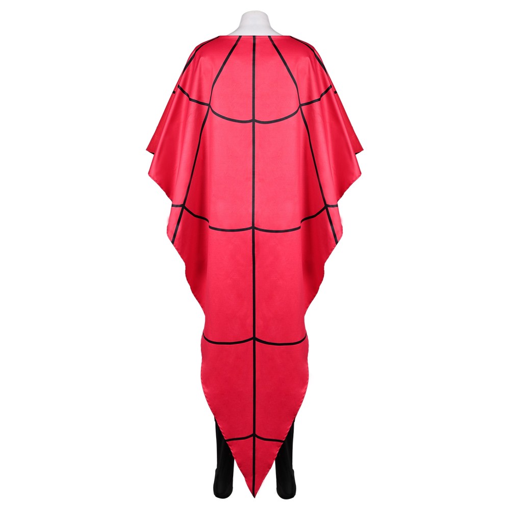 Beetlejuice Beetlejuice Lydia Deetz Red Shawl Set Suit Cosplay Costume Halloween Carnival Outfit