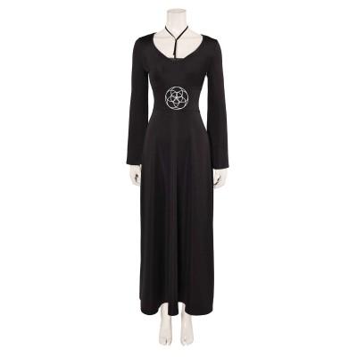Beetlejuice Beetlejuice Lydia Deetz Black Dress Suit Cosplay Costume Halloween Carnival Outfit