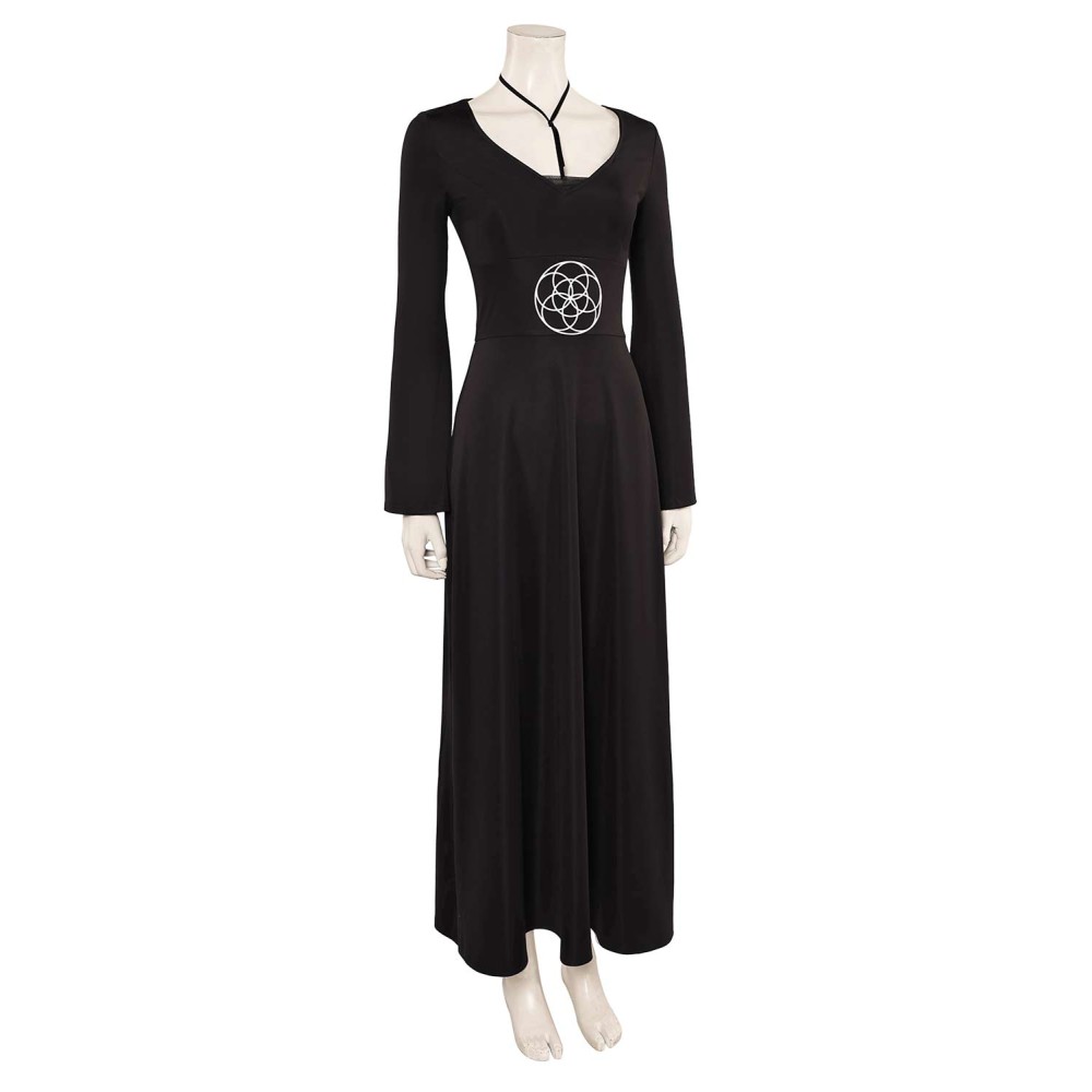 Beetlejuice Beetlejuice Lydia Deetz Black Dress Suit Cosplay Costume Halloween Carnival Outfit