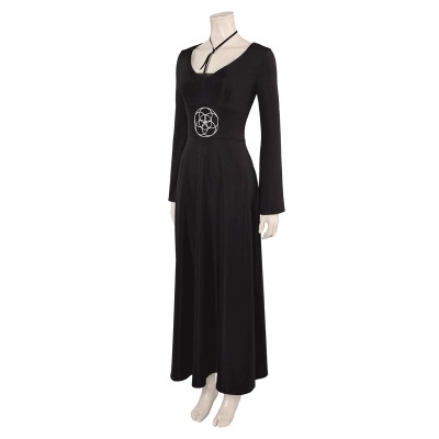 Beetlejuice Beetlejuice Lydia Deetz Black Dress Suit Cosplay Costume Halloween Carnival Outfit